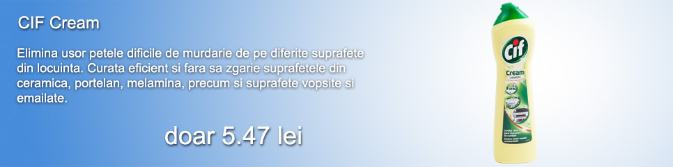 Oferta Promotionala Cif Cream